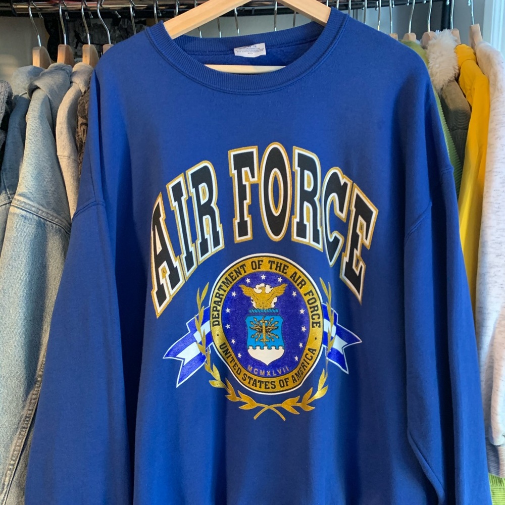 Vintage Air Force Crewneck Sweater